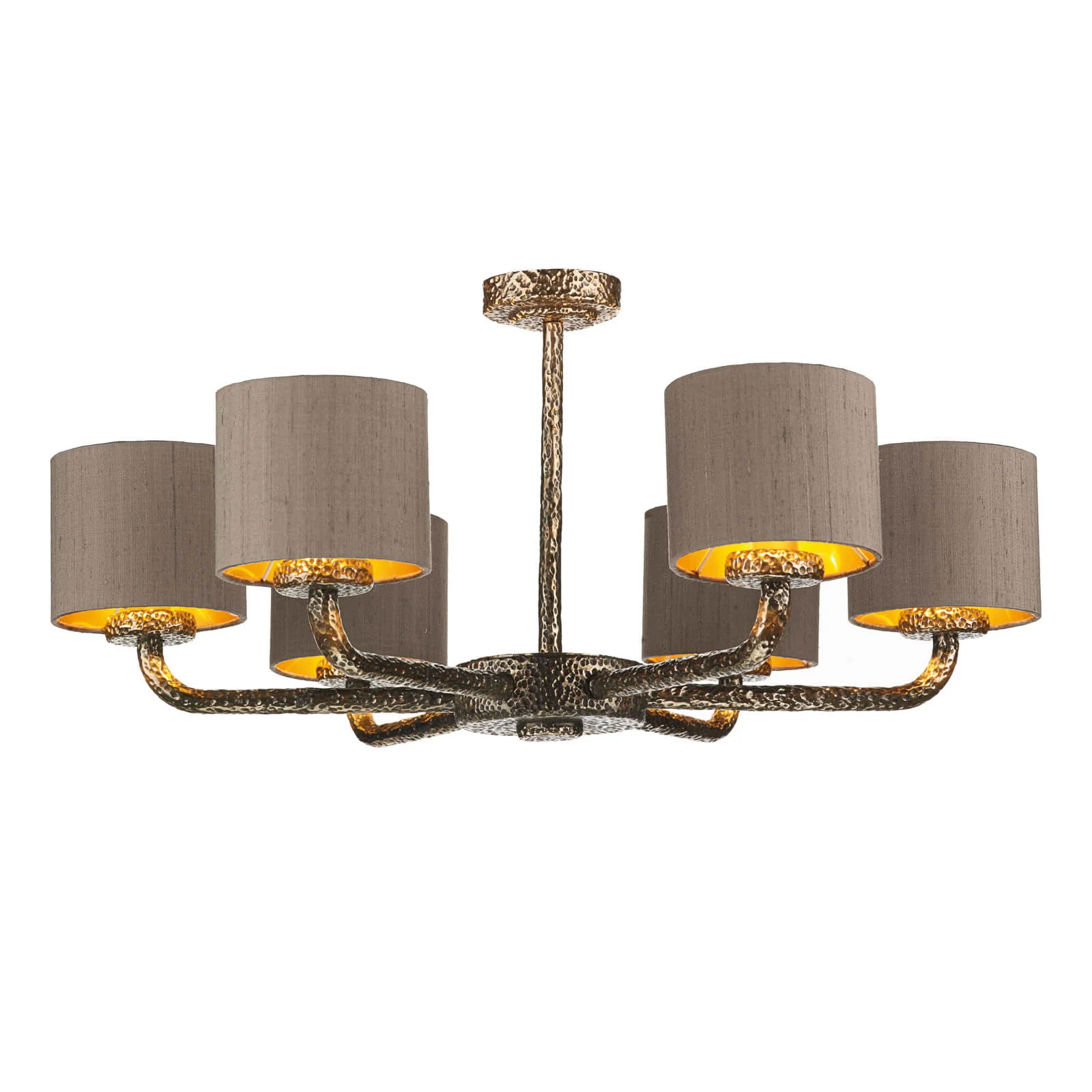 Sloane 6 Light Multi-Arm Pendant Complete With Bespoke Shade - Image 2
