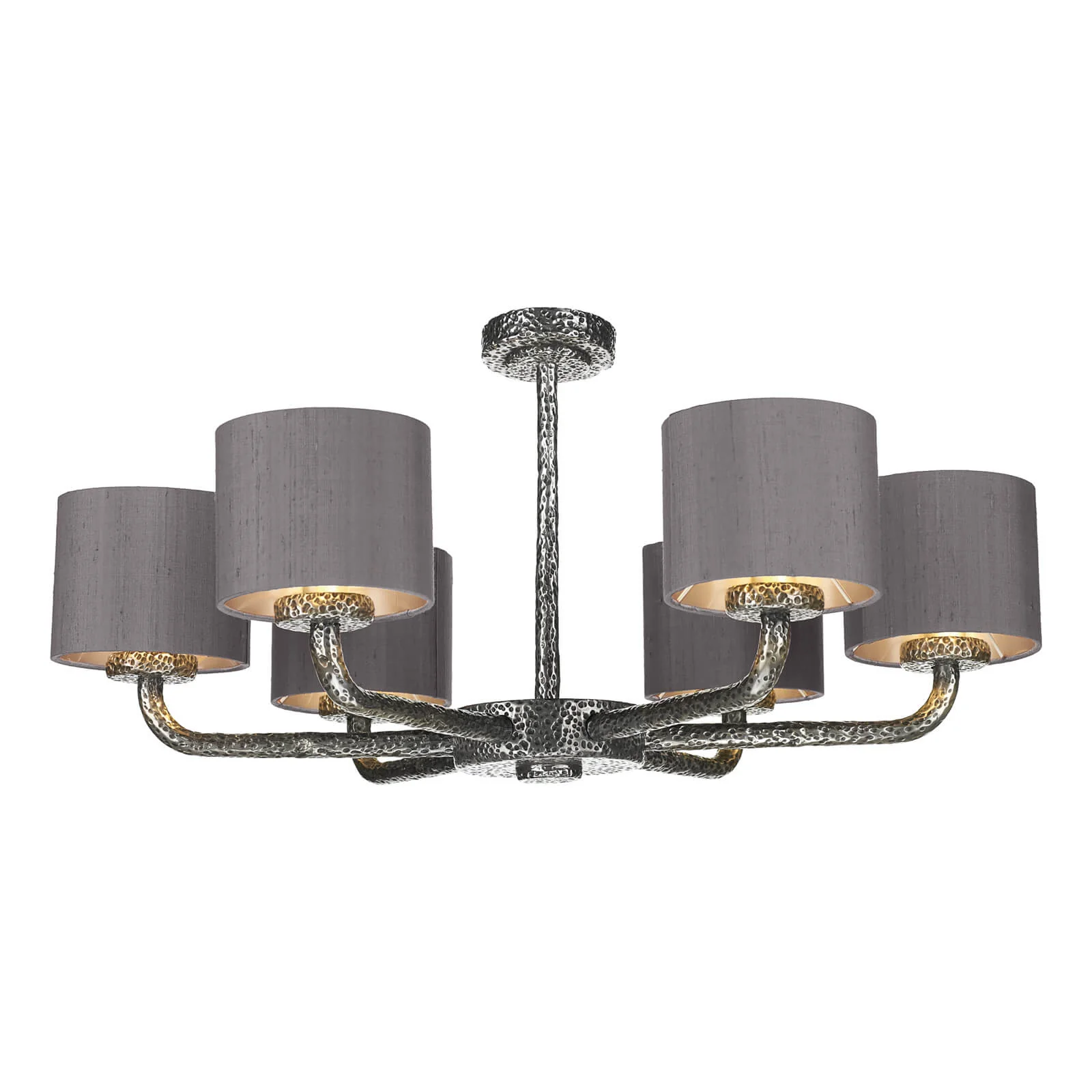 Sloane 6 Light Multi-Arm Pendant Complete With Bespoke Shade - Image 4