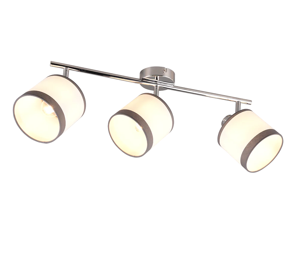 Davos 2/3Lt Bar Spotlight - Chrome/Black - Image 3