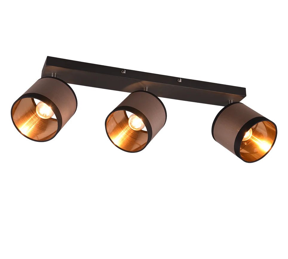Davos 2/3Lt Bar Spotlight - Chrome/Black - Image 4