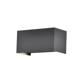 Davos Rectangular Outdoor Up/Down Wall Light IP54 - Various Colors - Image 5