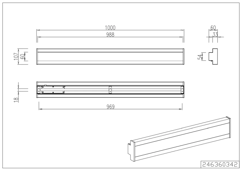Dawson 2300/3000/4000K LED Outdoor Wall Light - Various Sizes - Image 5