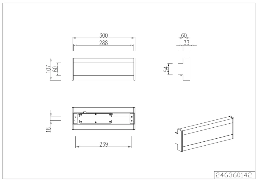 Dawson 2300/3000/4000K LED Outdoor Wall Light - Various Sizes - Image 6