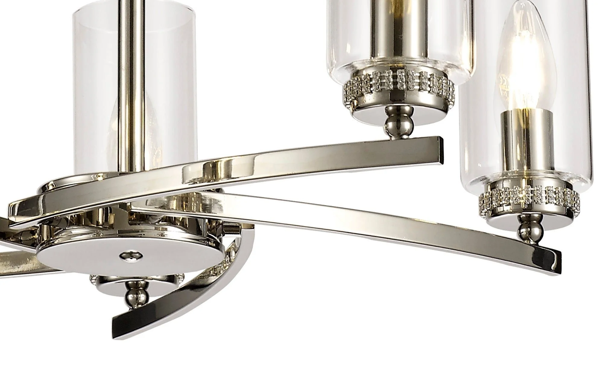 Deck Centre/Semi Flush Light, 3/5/6/7Lt - Antique Brass/Polished Nickel/Polished Gold Finish - Image 10