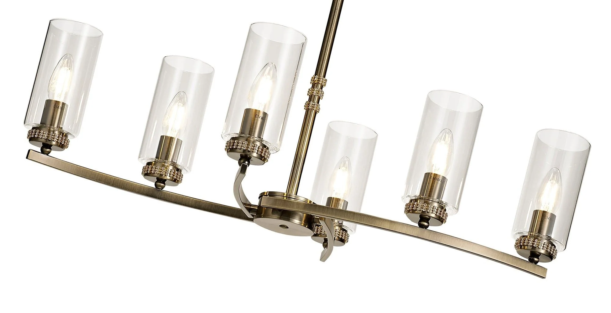 Deck Centre/Semi Flush Light, 3/5/6/7Lt - Antique Brass/Polished Nickel/Polished Gold Finish - Image 24