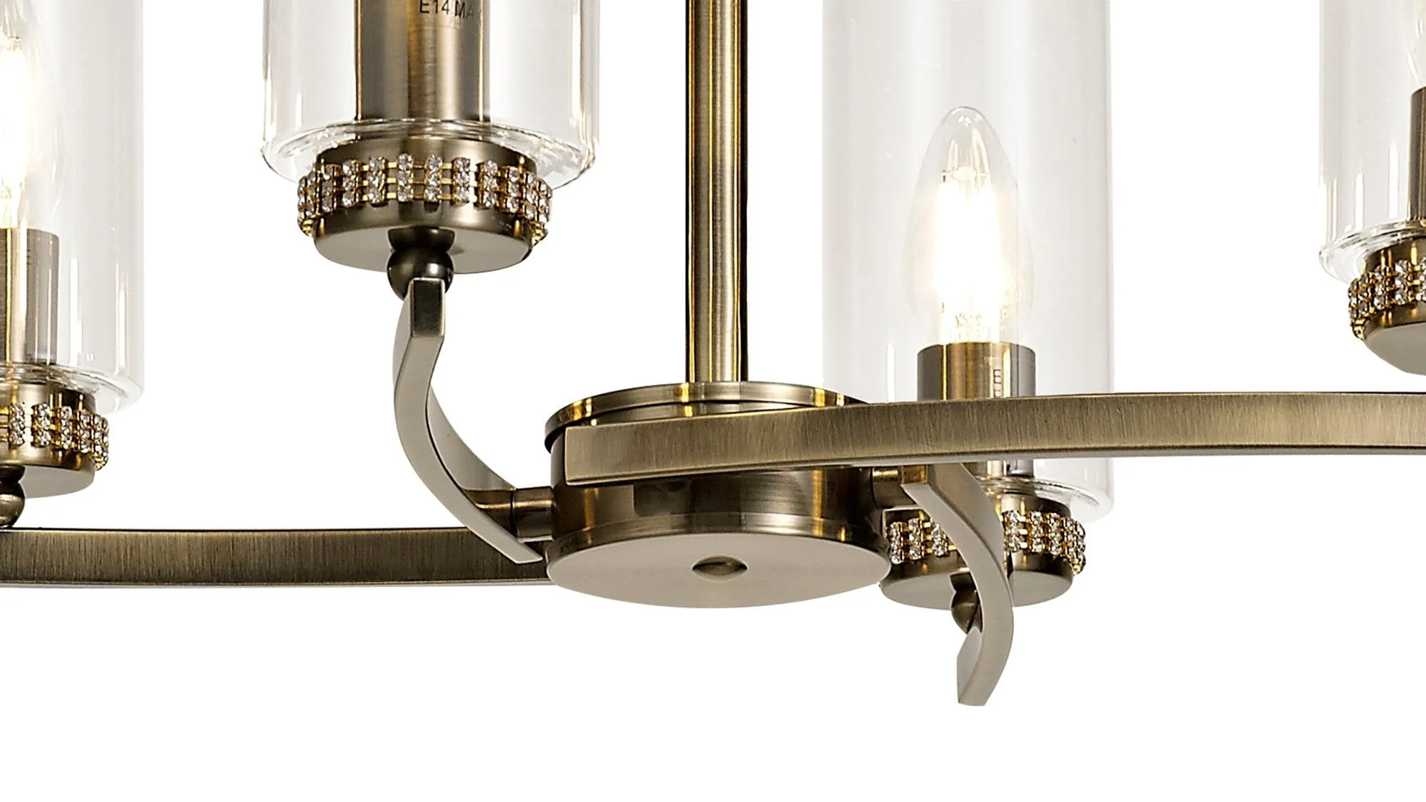 Deck Centre/Semi Flush Light, 3/5/6/7Lt - Antique Brass/Polished Nickel/Polished Gold Finish - Image 26