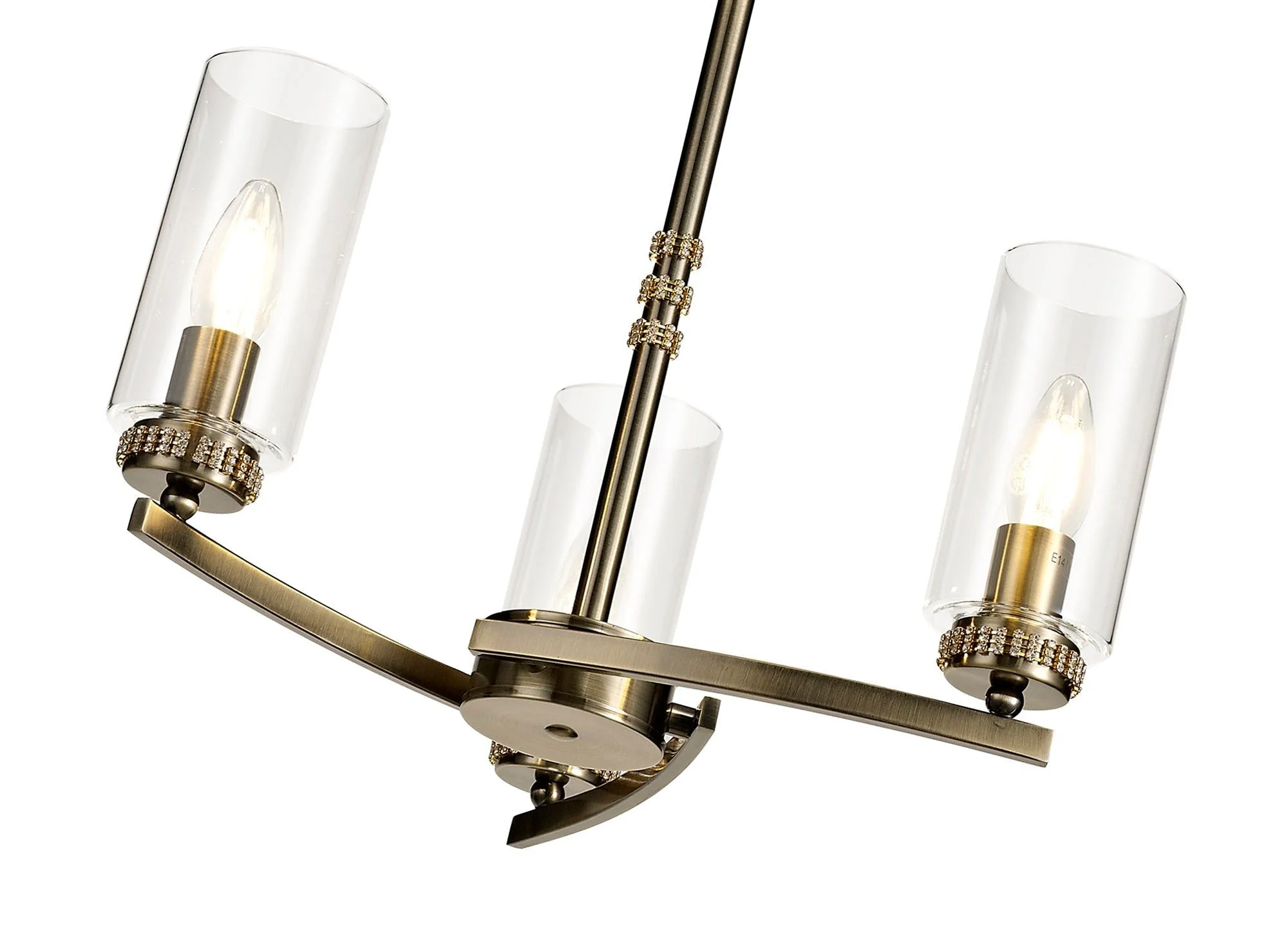 Deck Centre/Semi Flush Light, 3/5/6/7Lt - Antique Brass/Polished Nickel/Polished Gold Finish - Image 6