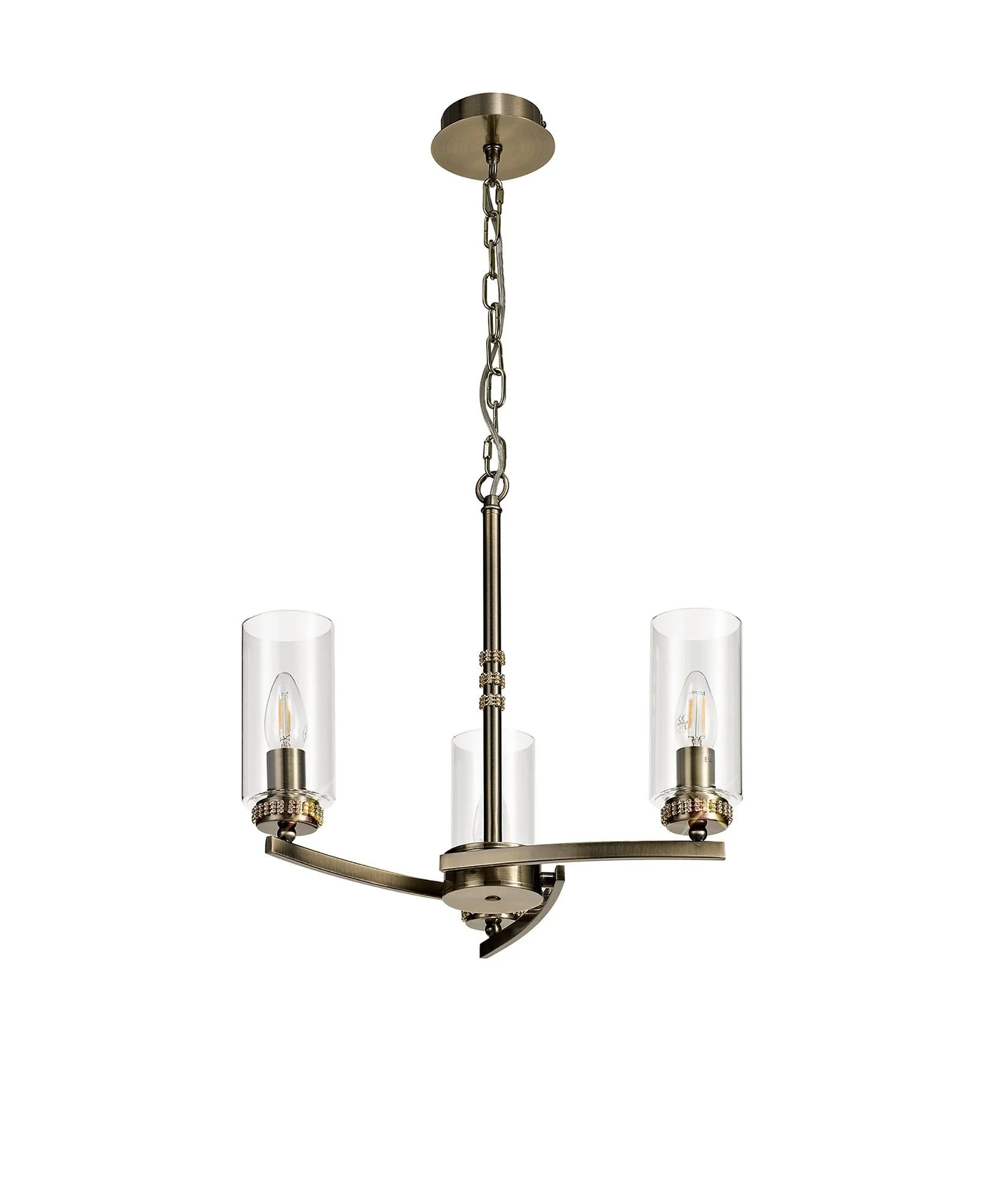 Deck Centre/Semi Flush Light, 3/5/6/7Lt - Antique Brass/Polished Nickel/Polished Gold Finish - Image 7