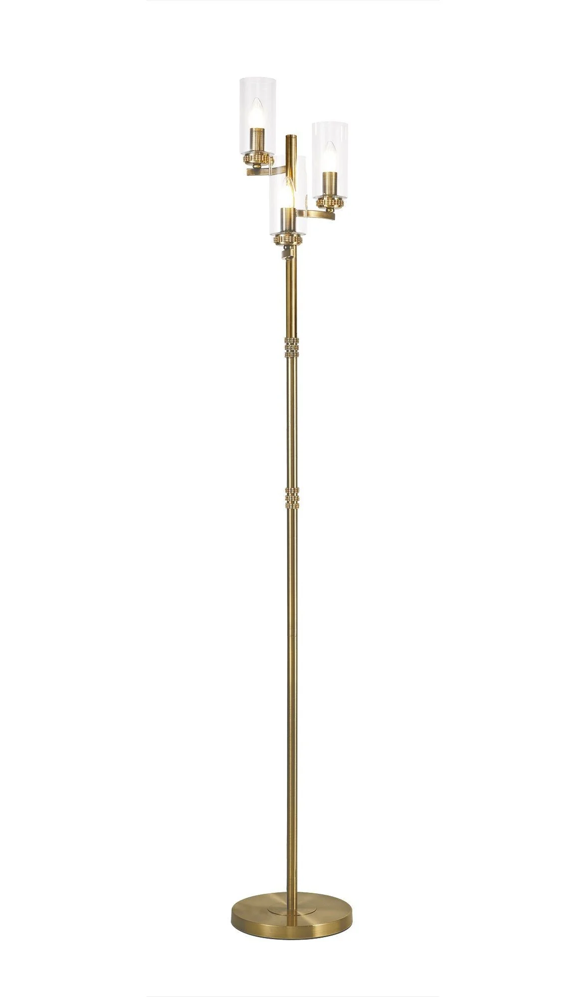 Deck Floor Lamp, 3 x E14, Antique Brass, Polished Gold, Polished Nickel - Image 3