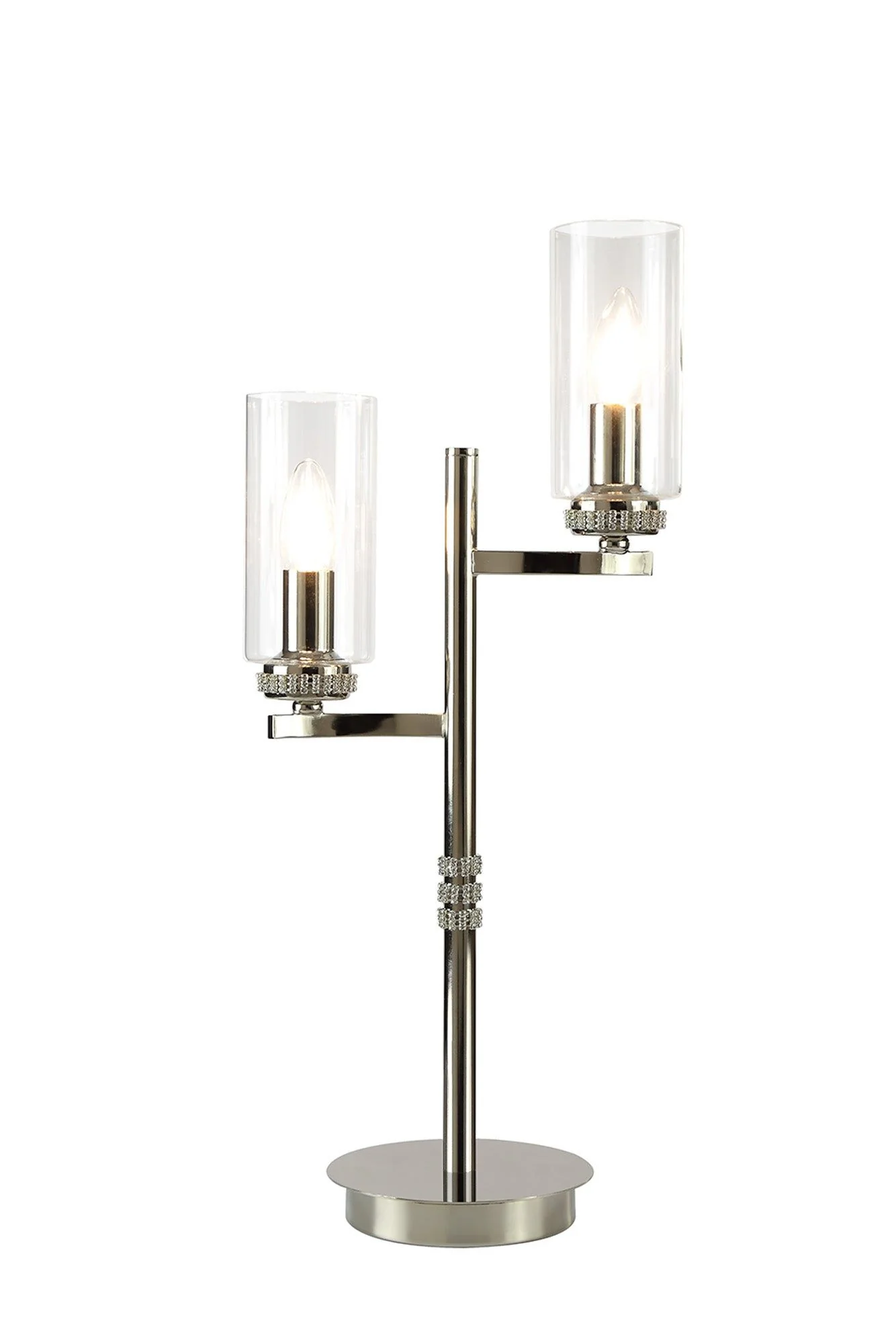 Deck Table Lamp, 2 x E14, Antique Brass, Polished Gold, Polished Nickel - Image 3