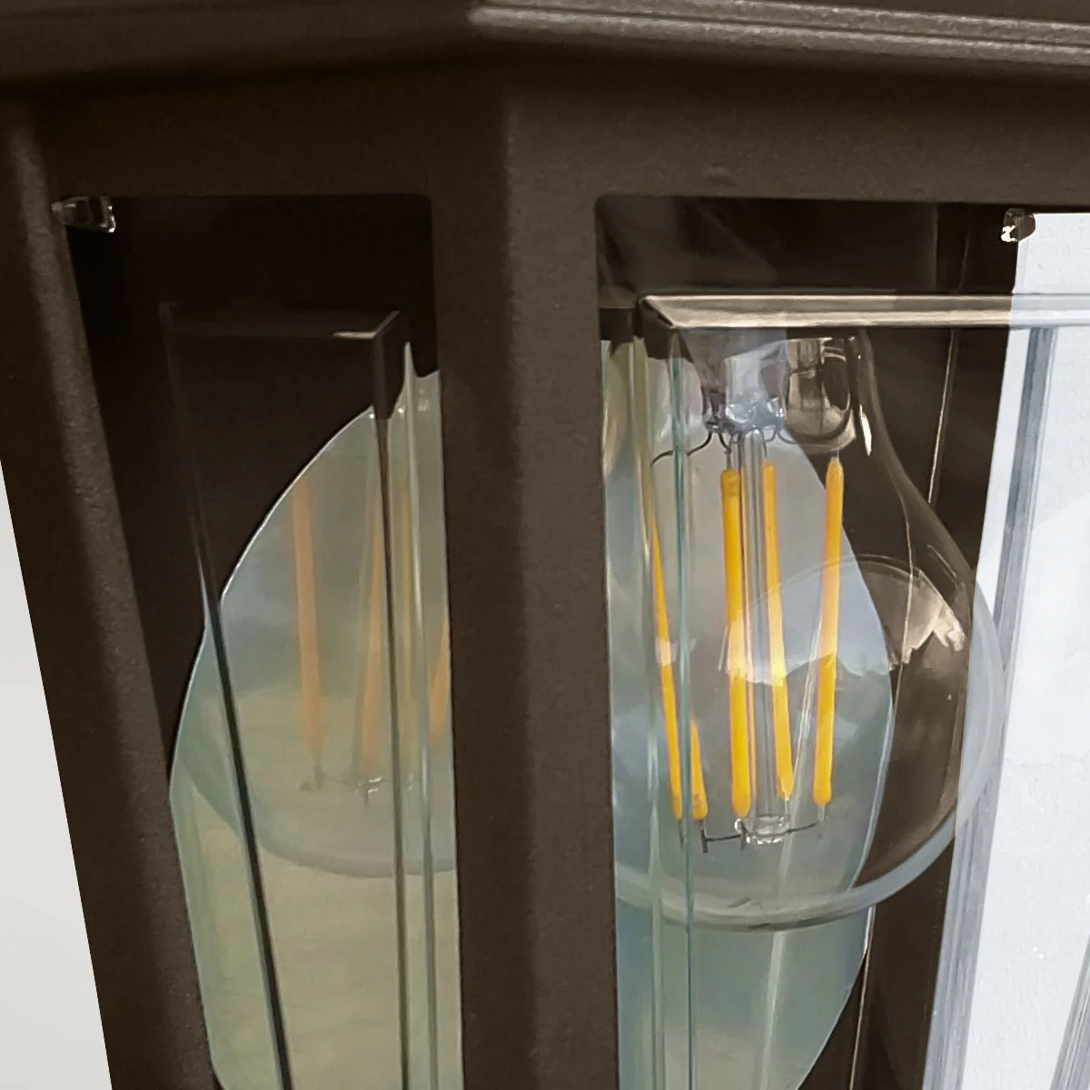 Deco Lane 1lt Half Wall Lantern - Various Finish E27 IP44 - Image 13