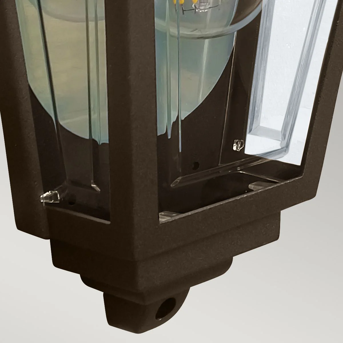 Deco Lane 1lt Half Wall Lantern - Various Finish E27 IP44 - Image 15