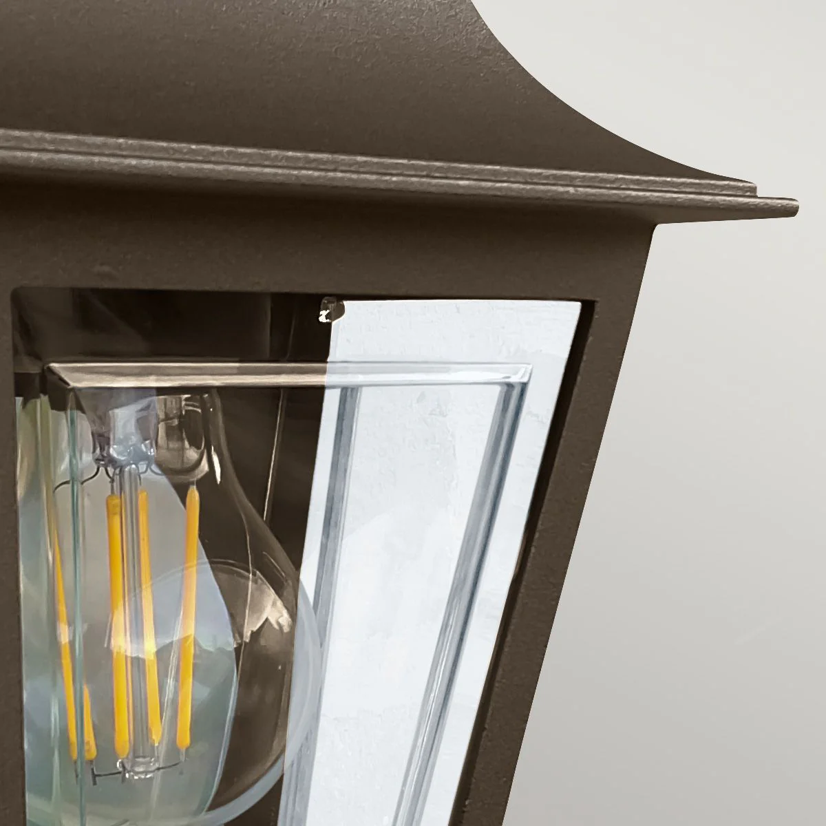 Deco Lane 1lt Half Wall Lantern - Various Finish E27 IP44 - Image 16