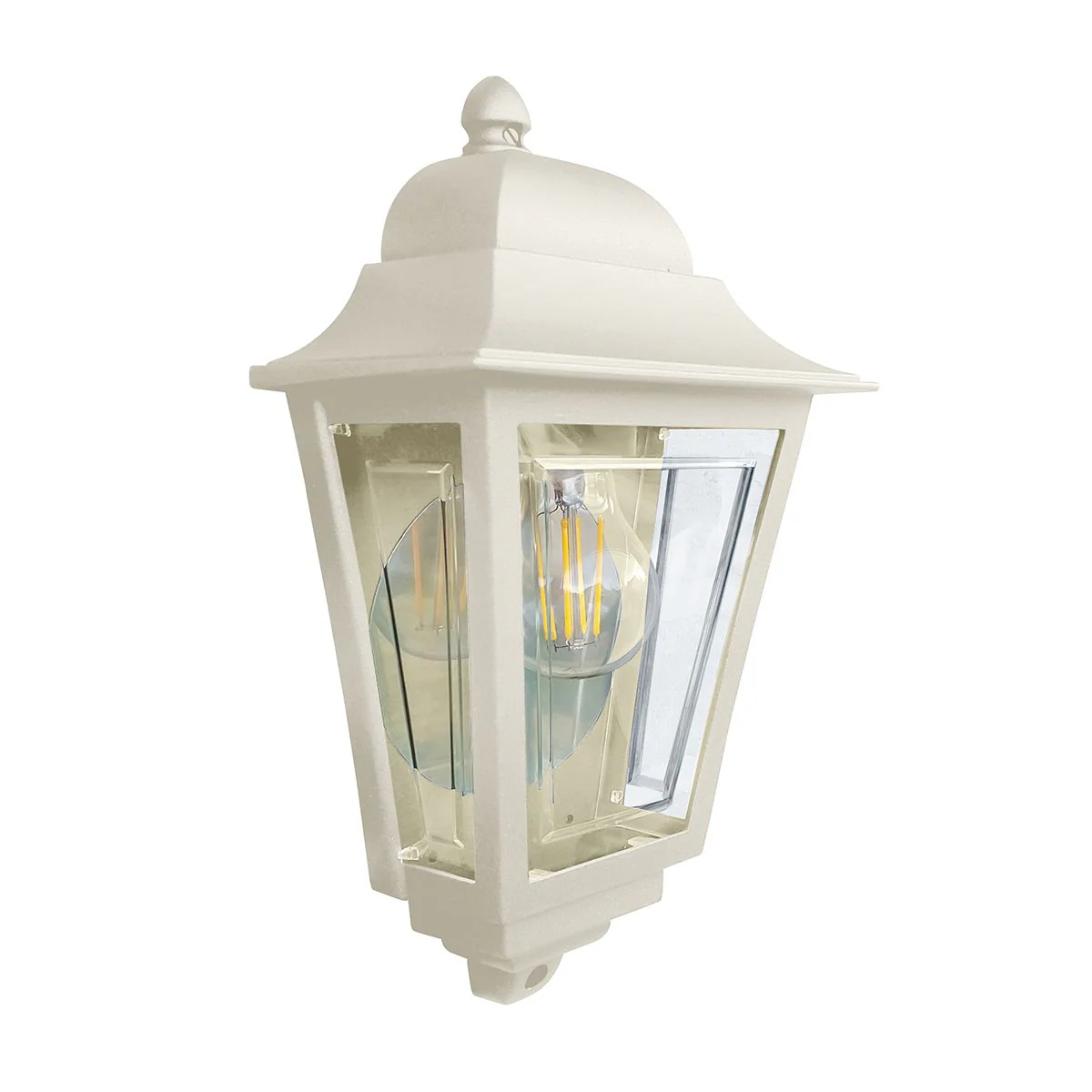 Deco Lane 1lt Half Wall Lantern - Various Finish E27 IP44 - Image 3