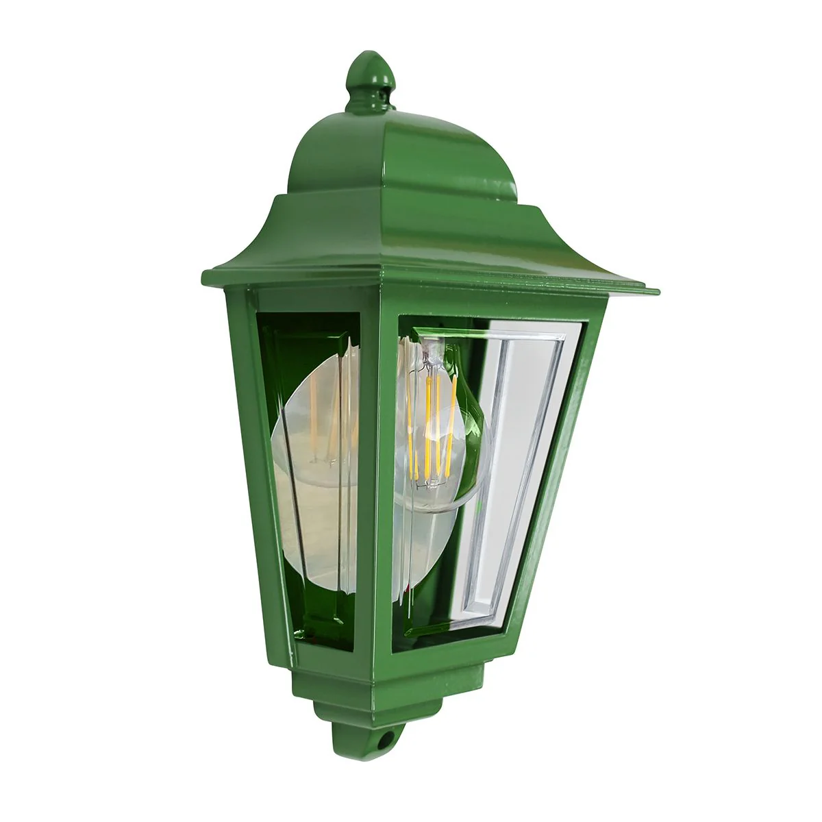Deco Lane 1lt Half Wall Lantern - Various Finish E27 IP44 - Image 4