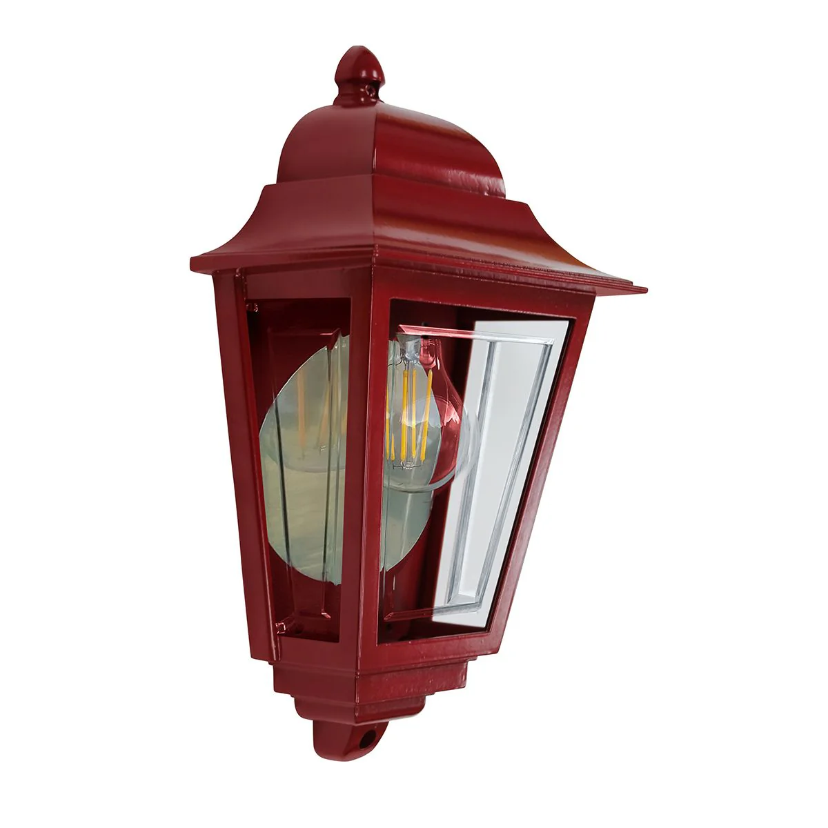 Deco Lane 1lt Half Wall Lantern - Various Finish E27 IP44 - Image 5