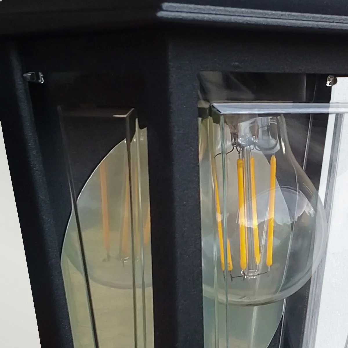 Deco Lane 1lt Half Wall Lantern - Various Finish E27 IP44 - Image 6