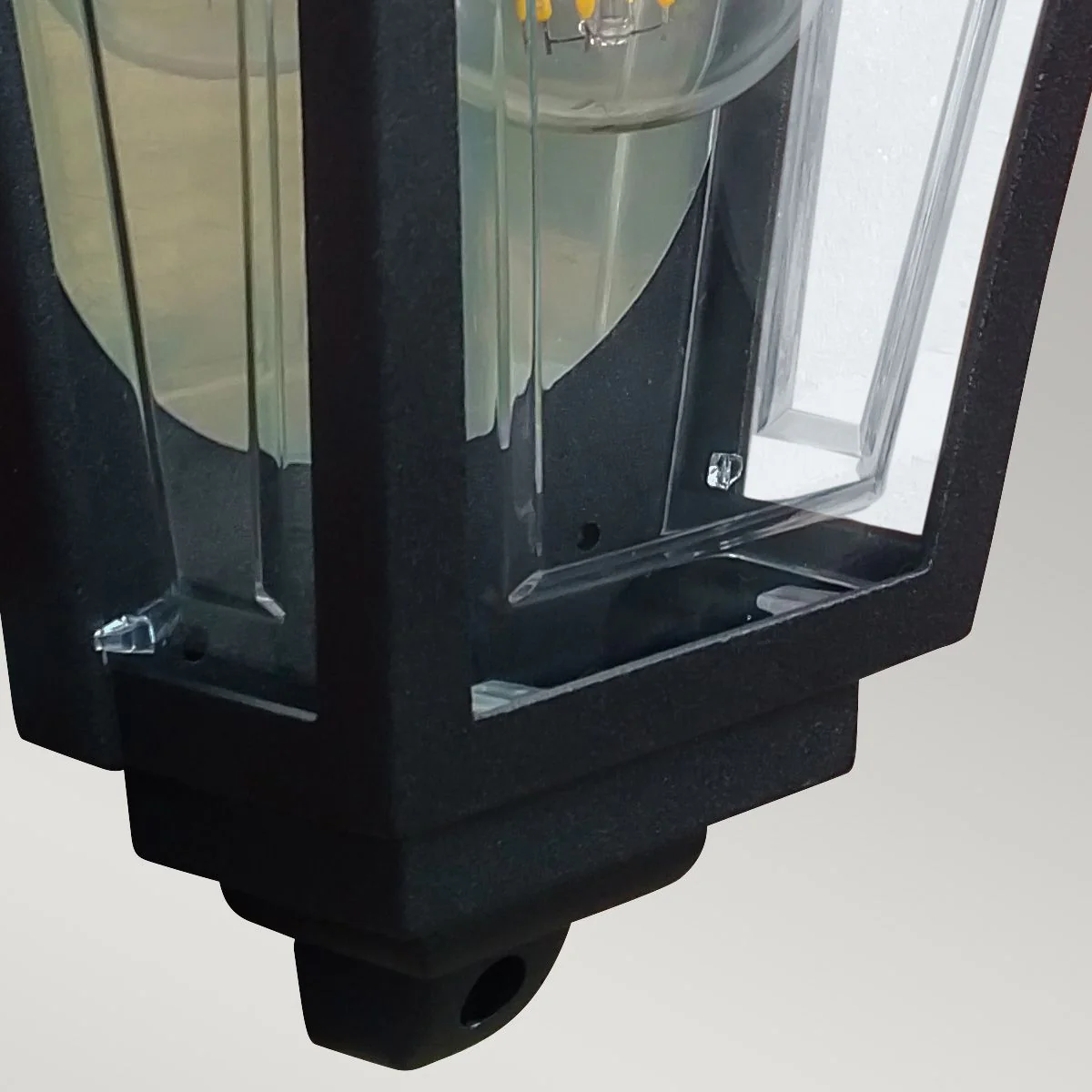 Deco Lane 1lt Half Wall Lantern - Various Finish E27 IP44 - Image 8