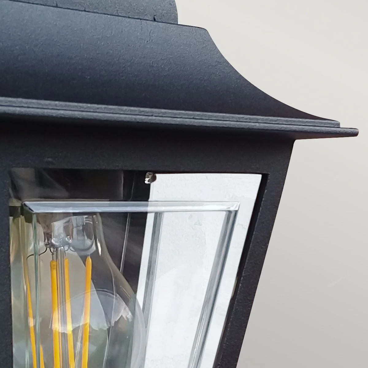 Deco Lane 1lt Half Wall Lantern - Various Finish E27 IP44 - Image 9