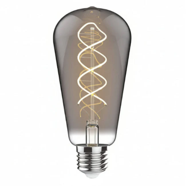Deco LED angular Smoked Bulb E27- Dimmable - Image 2