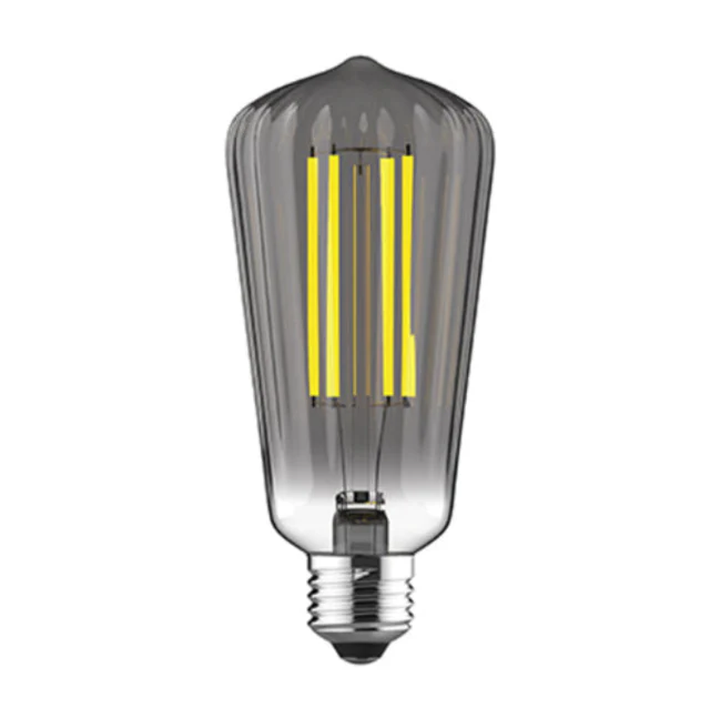 Deco LED angular Smoked Bulb E27- Dimmable - Image 3