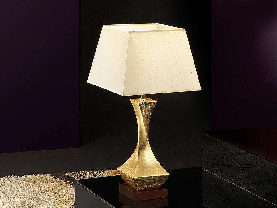 Deco Small Table Lamp- Gold - Image 2