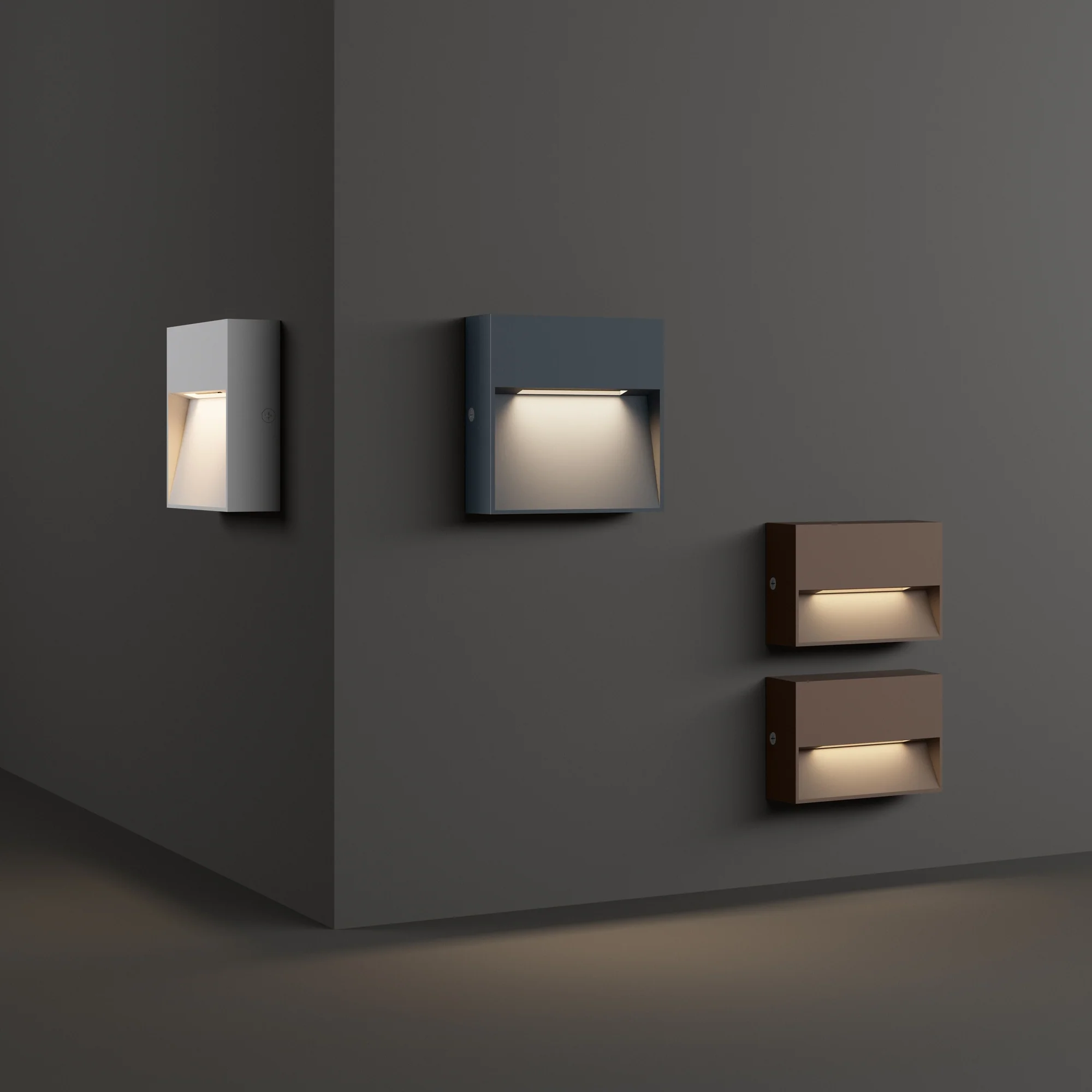 Dedra Wall Light- Anthracite/ Brown/ White Finishes - Image 8
