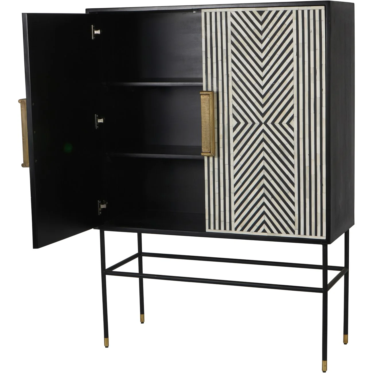 Delaney Bone Inlay Cabinet - Small/Large - Image 3