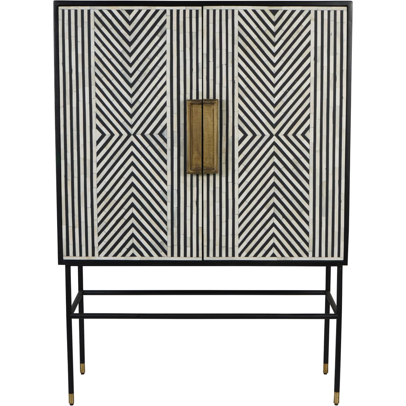 Delaney Bone Inlay Cabinet - Small/Large - Image 4