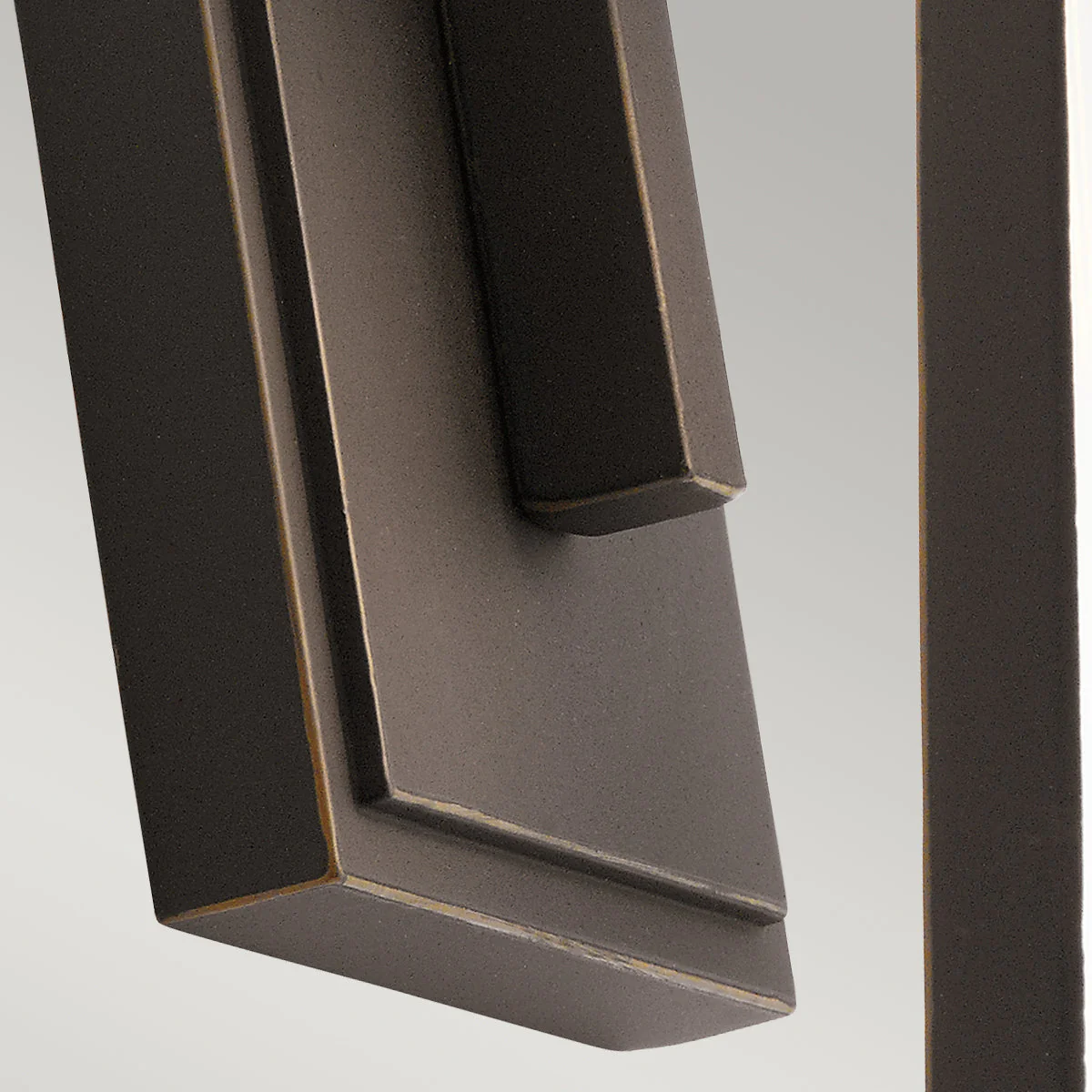 Delison Small/Medium Wall Lantern - Rubbed Bronze Finish - Image 4