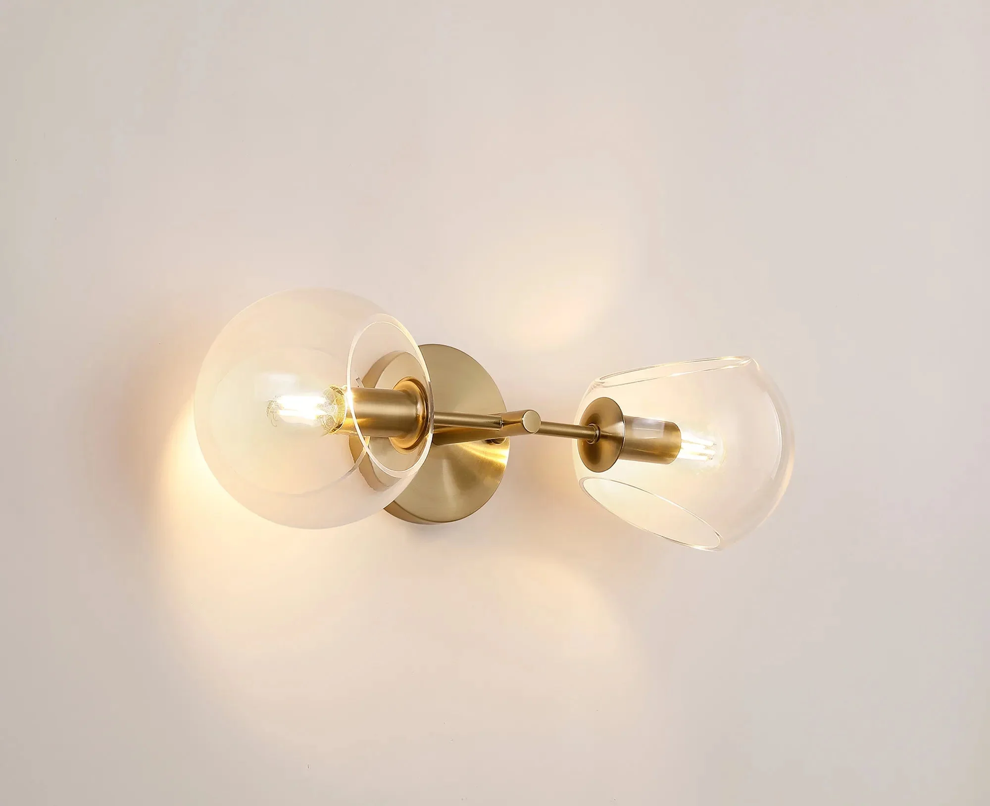 Delmar 2Lt Wall Light - Various Colours - Image 2