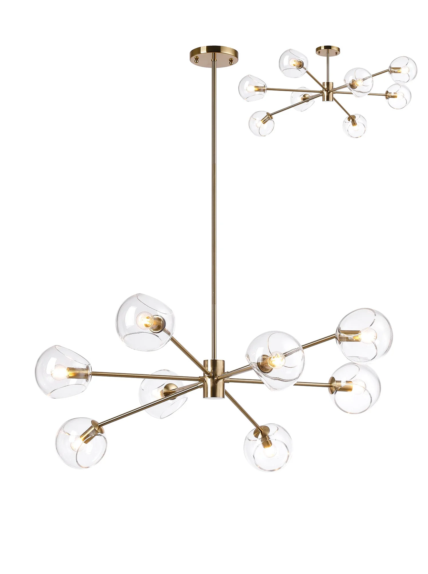 Delmar 6/8Lt Adjustable Centre Ceiling Light - Various Colours - Image 10