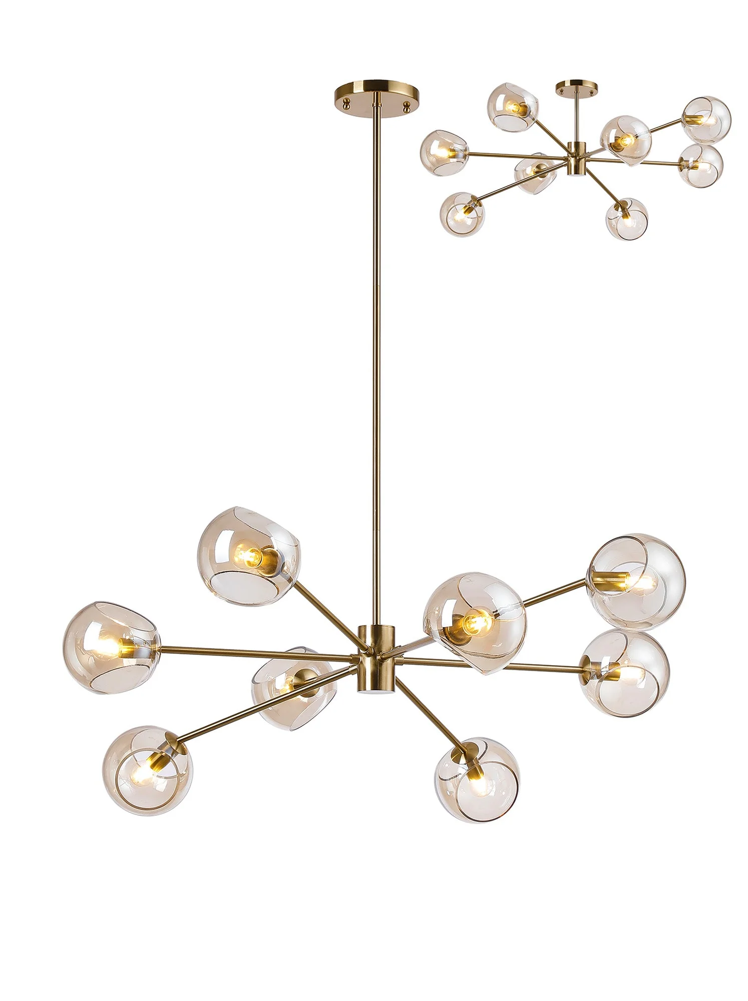 Delmar 6/8Lt Adjustable Centre Ceiling Light - Various Colours - Image 11
