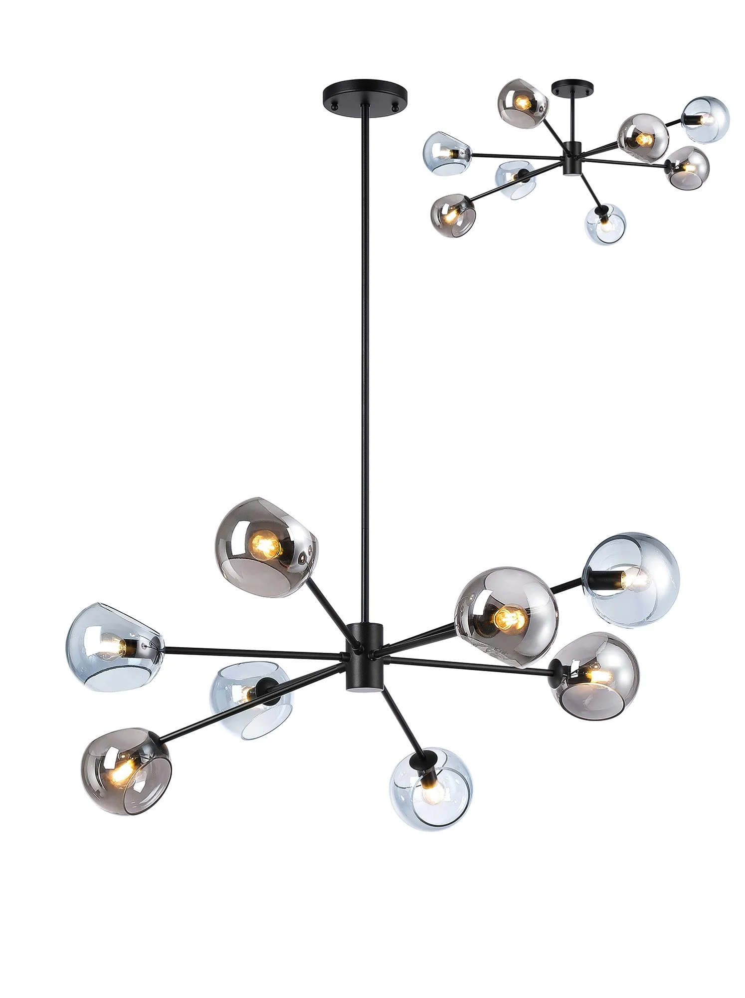 Delmar 6/8Lt Adjustable Centre Ceiling Light - Various Colours - Image 14