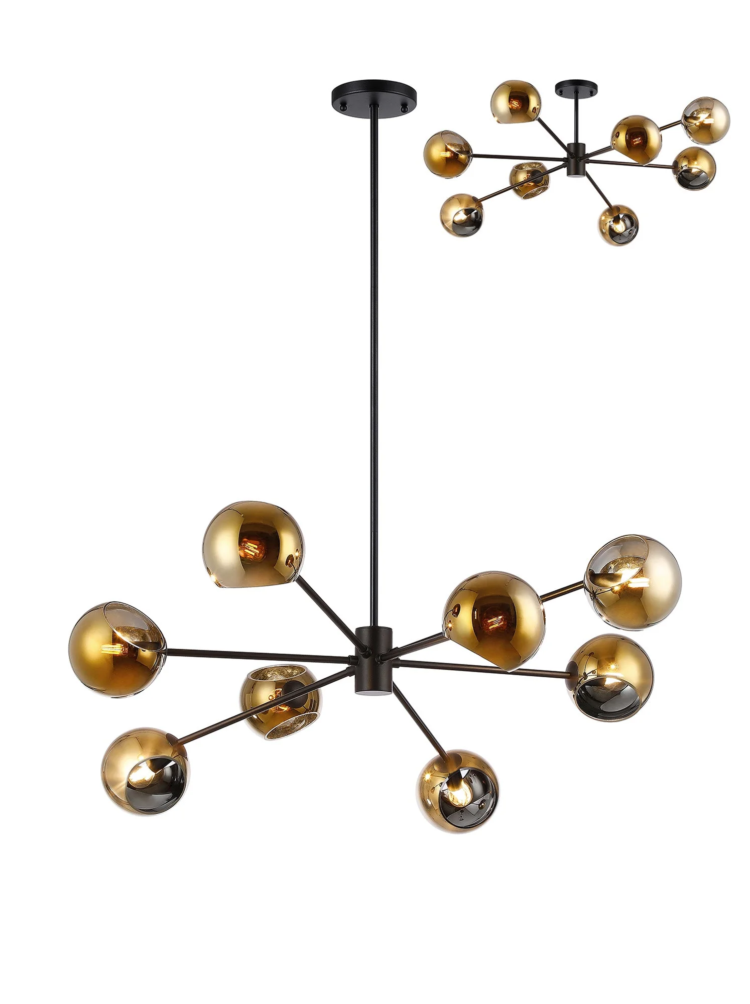 Delmar 6/8Lt Adjustable Centre Ceiling Light - Various Colours - Image 15