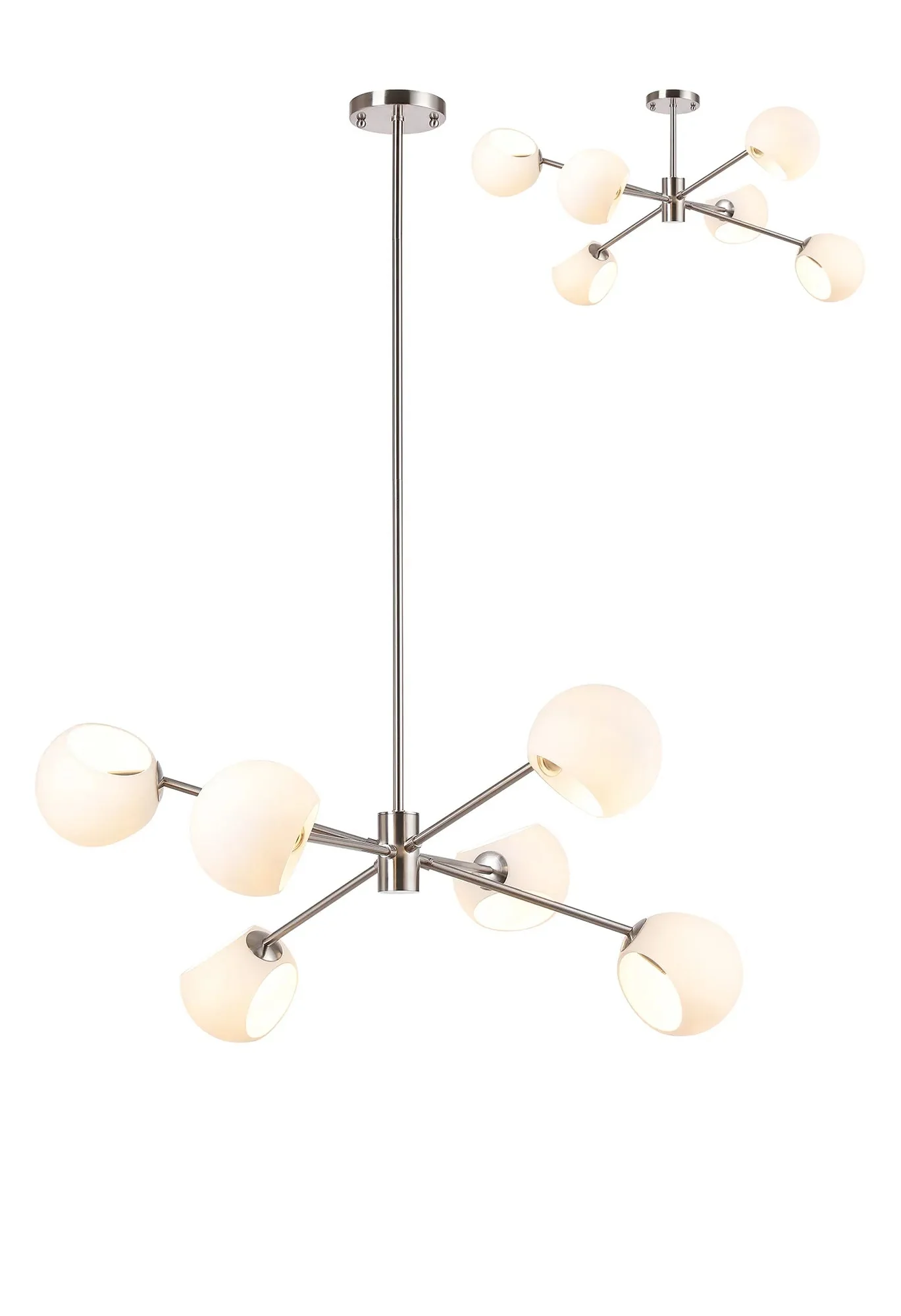 Delmar 6/8Lt Adjustable Centre Ceiling Light - Various Colours - Image 20
