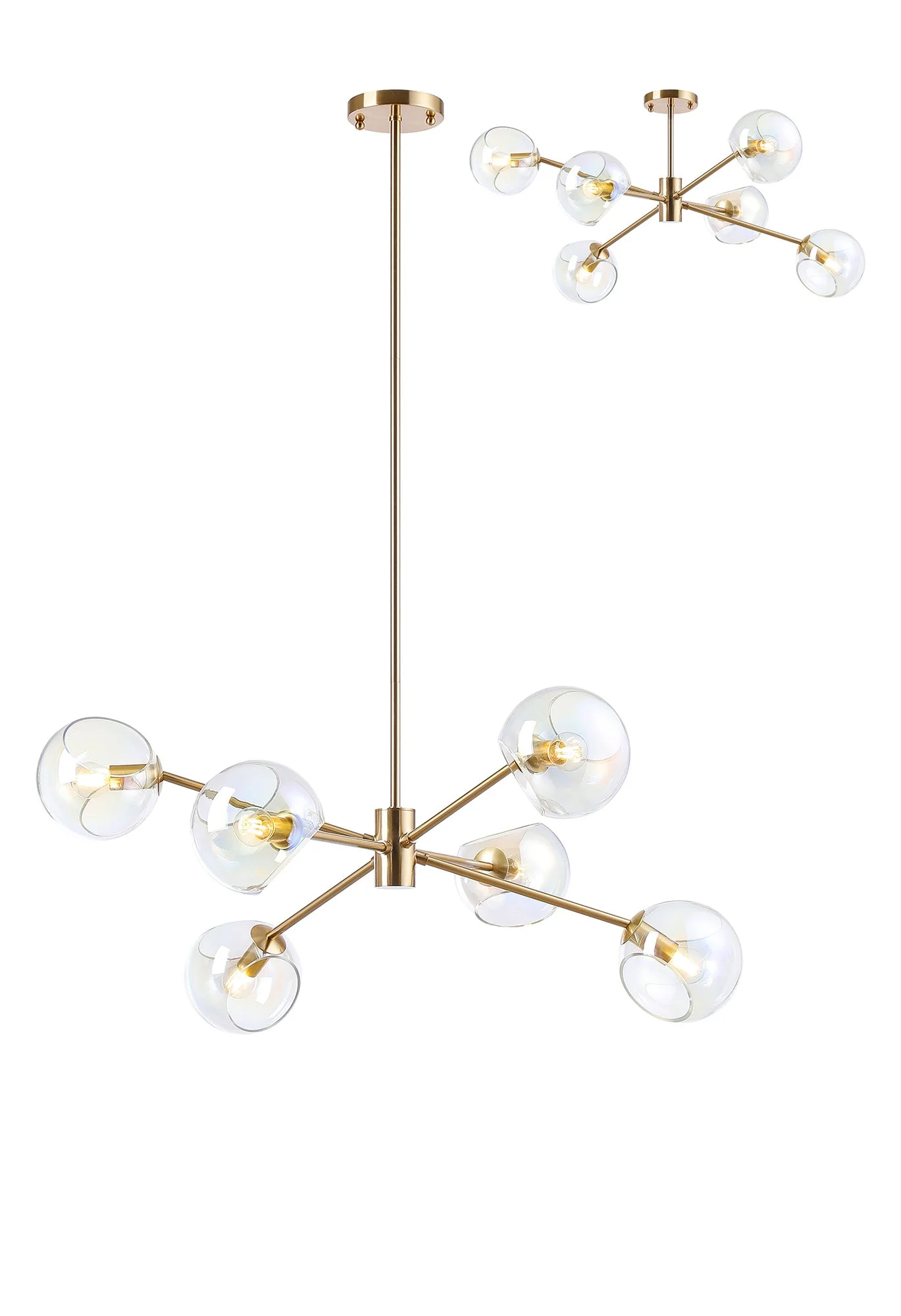 Delmar 6/8Lt Adjustable Centre Ceiling Light - Various Colours - Image 4