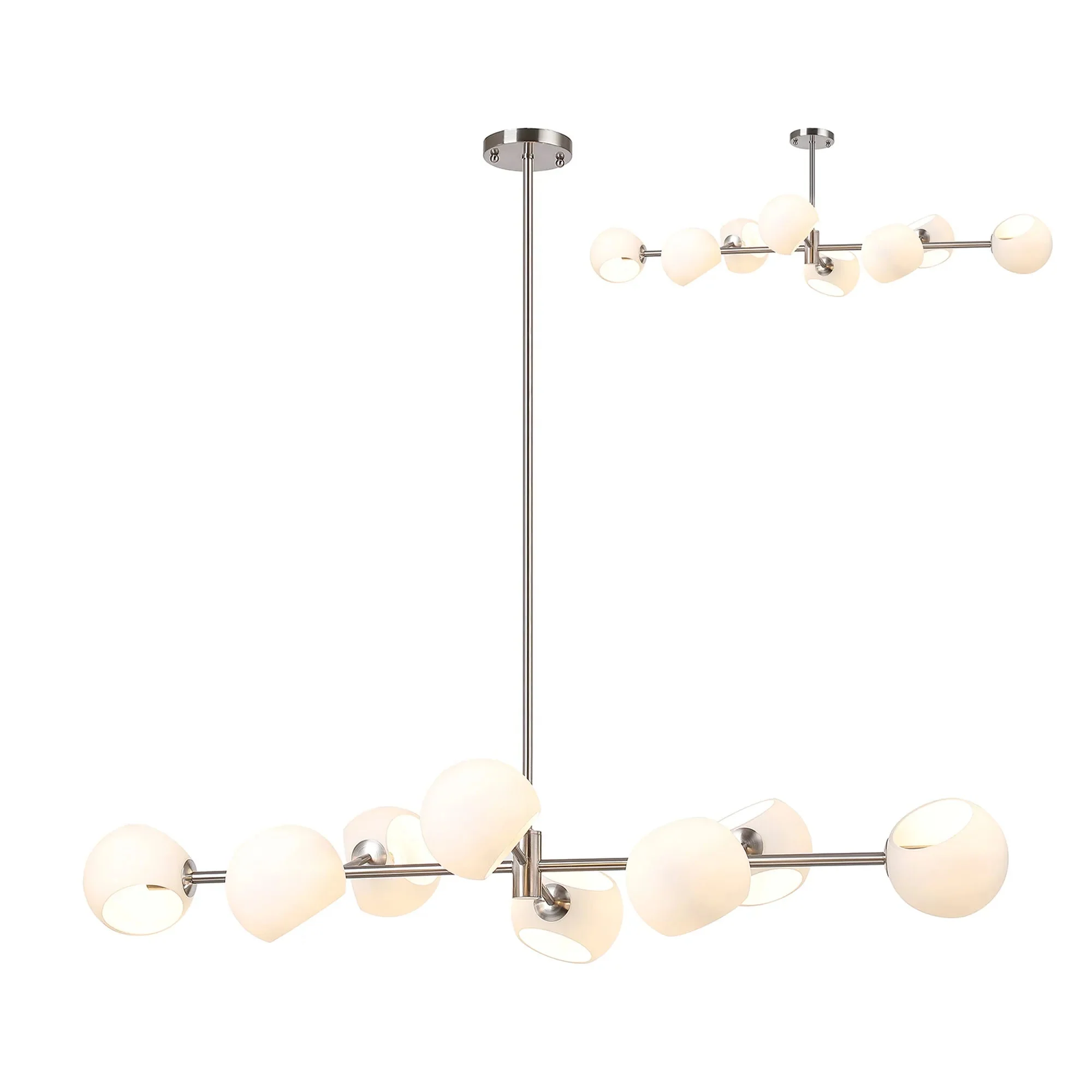 Delmar 8Lt Adjustable Linear Pendant - Various Colours - Image 11