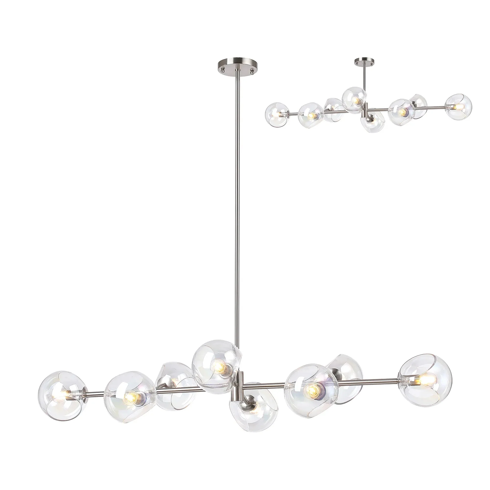 Delmar 8Lt Adjustable Linear Pendant - Various Colours - Image 13