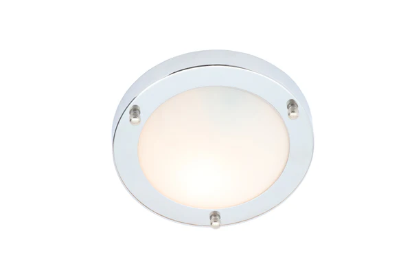Delphi 12w/18W LED Flush Ceiling Light IP44 - Satin Nickel/Satin Black/Chrome/Brass - Image 3