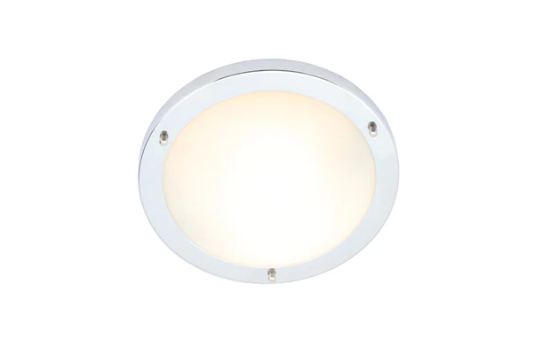 Delphi 12w/18W LED Flush Ceiling Light IP44 - Satin Nickel/Satin Black/Chrome/Brass - Image 8