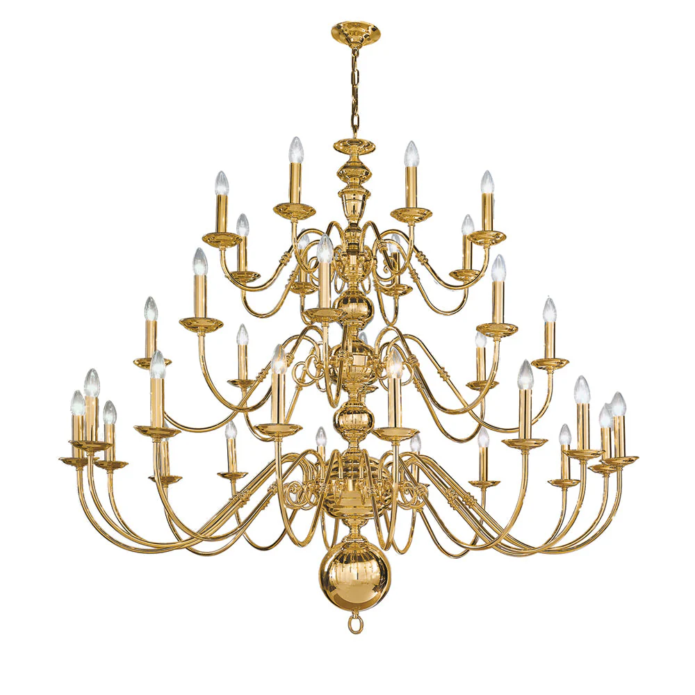 Delphine 18/32Lt Double Height Fitting - Polished Brass Finish - Image 2