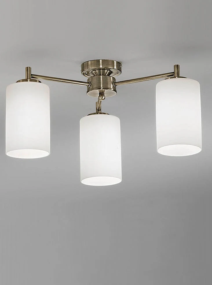 Demi 3/5 Indoor Semi Flush Ceiling Light in Various Type & Finish - Image 3
