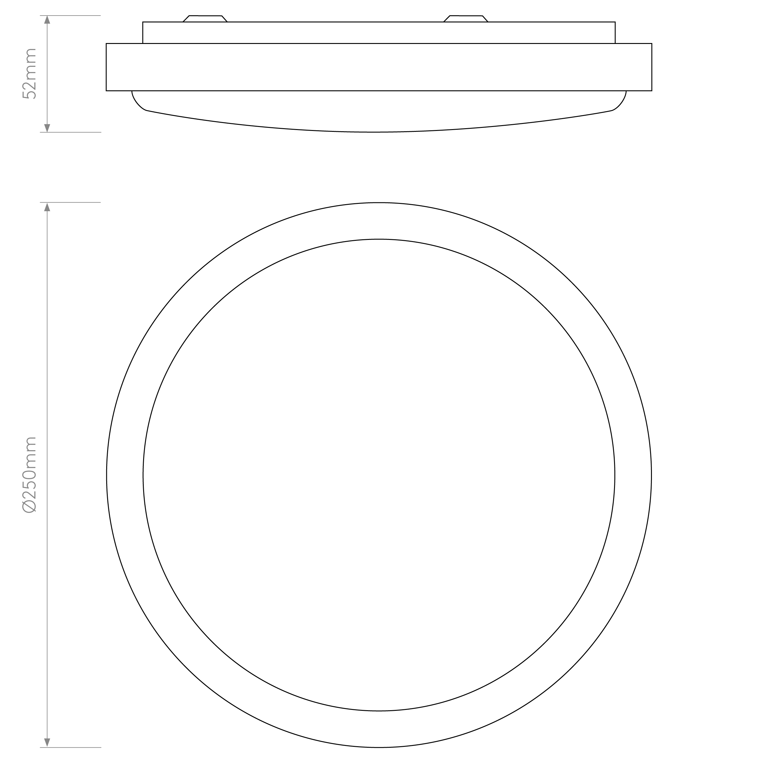 Denia Bathroom Ceiling Light - Image 4