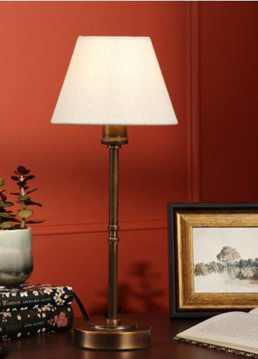 Denston Table Lamp Antique Bronze With Shade - Image 2