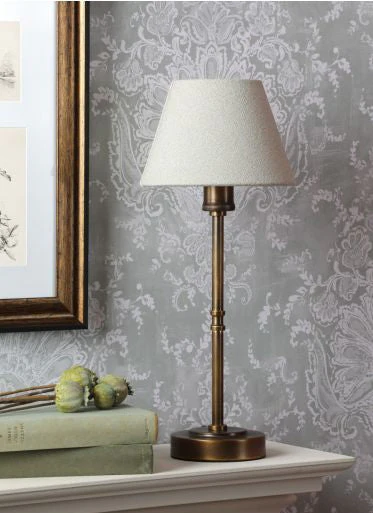 Denston Table Lamp Antique Bronze With Shade - Image 5