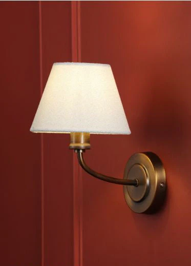 Denston Wall Light Antique Bronze With Shade - Image 2