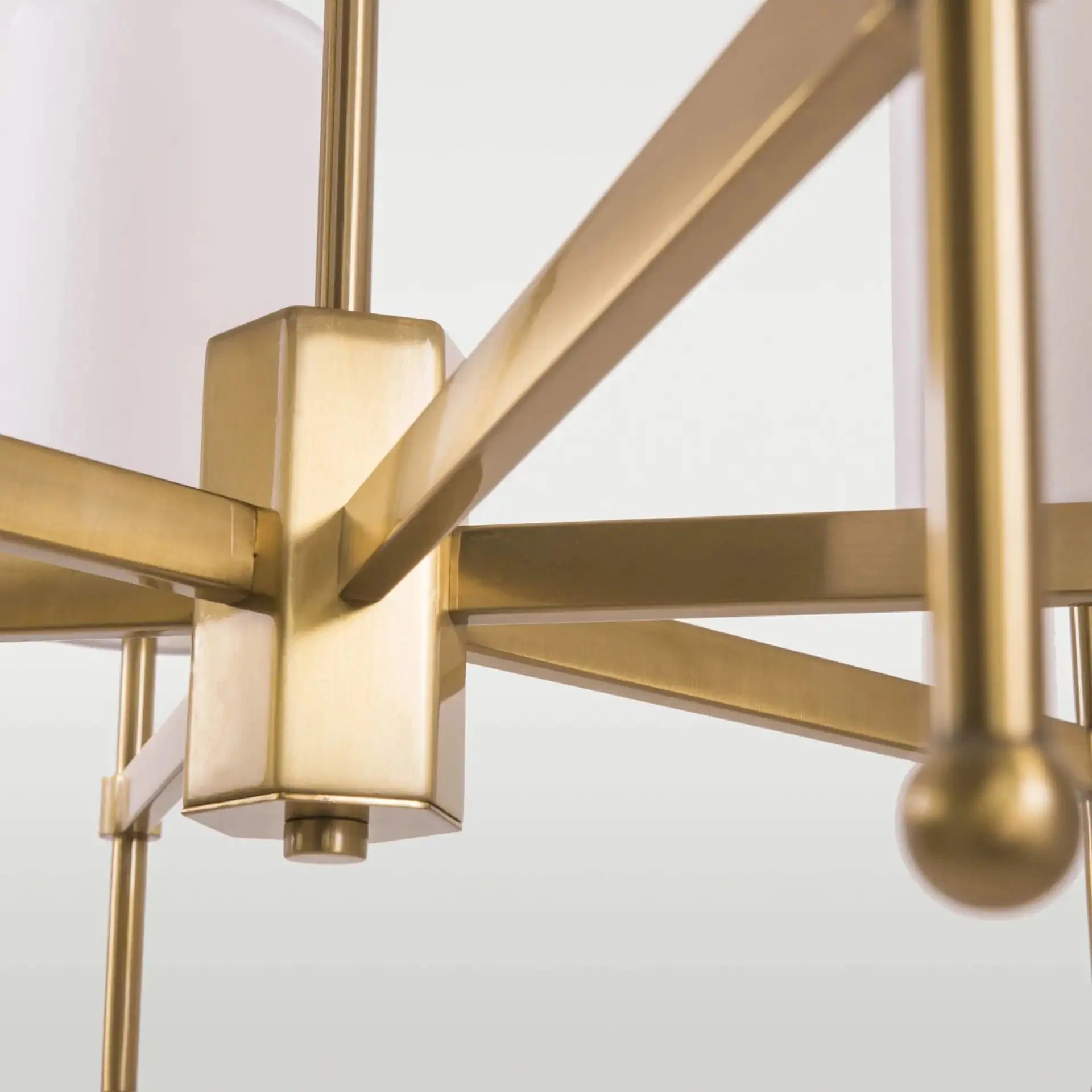 Denver Centre Ceiling Light 6Lt - Nickel/Gold Finish - Image 10
