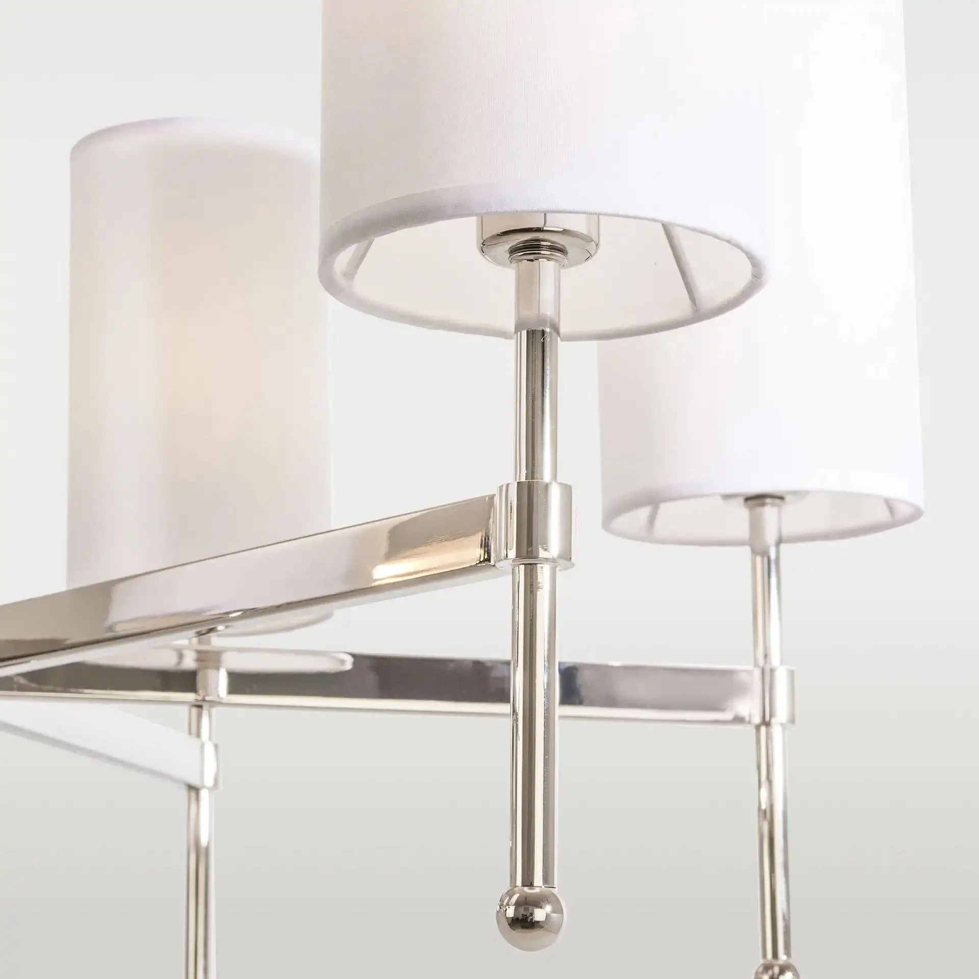 Denver Centre Ceiling Light 6Lt - Nickel/Gold Finish - Image 2