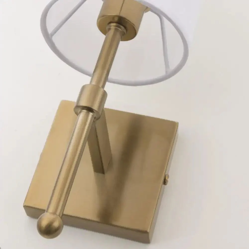 Denver Single wall Light - Nickel/Gold Finish - Image 6